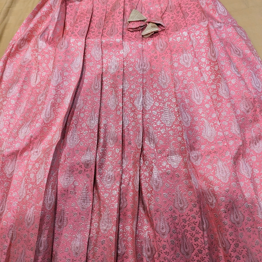 Kids lehenga Silk skirt and blouse Indian pakistani